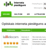 interneta pieslēgumi, optiskais internets